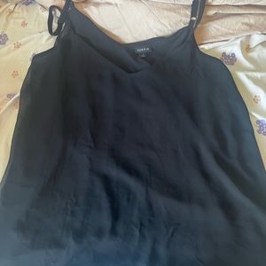 Torrid black shear with black tank underneath